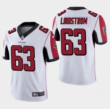 Men's Chris Lindstrom #63 Atlanta Falcons Limited Player Jersey White