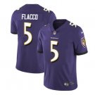 Men's Joe Flacco #5 Baltimore Ravens Limited Player Jersey Purple