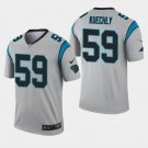 Men's Luke Kuechly #59 Carolina Panthers Inverted Legend Player Jersey Silver