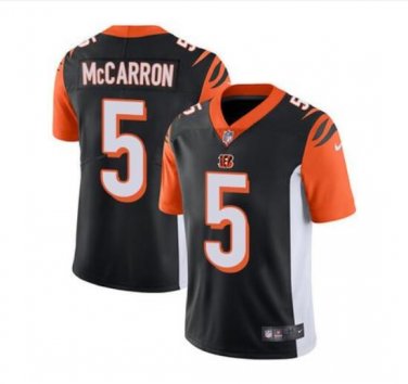Men's AJ McCarron #5 Cincinnati Bengals Limited Player Jersey Black