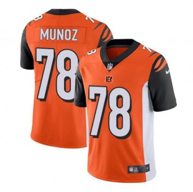 Men's Anthony Munoz #78 Cincinnati Bengals Limited Player Jersey Orange
