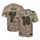 Youth A.J. Green #18 Cincinnati Bengals Salute to Service Limited Player Jersey Camo