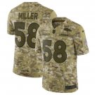 Men's Von Miller #58 Denver Broncos Salute to Service Limited Player Jersey Camo