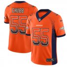 Men's Bradley Chubb #55 Denver Broncos Limited Player Jersey Orange Drift Fashion