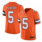Men's Joe Flacco #5 Denver Broncos Color Rush Limited Player Jersey Orange