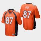 Men's Noah Fant #87 Denver Broncos Game Player Jersey Orange