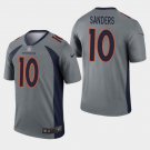 Men's Emmanuel Sanders #10 Denver Broncos Inverted Legend Limited Player Jersey Gray
