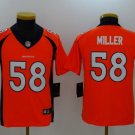 Youth Von Miller #58 Denver Broncos Limited Player Jersey Orange