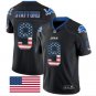 Men's Matthew Stafford #9 Detroit Lions Limited Player Jersey Black USA Flag