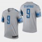 Men's Matthew Stafford #9 Detroit Lions Inverted Legend Player Jersey Gray