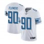 Men's Trey Flowers #90 Detroit Lions Limited Player Jersey White