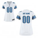 Custom Women's Detroit Lions Game Jersey White