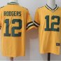 Men's Aaron Rodgers #12 Green Bay Packers Limited Player Jersey Yellow