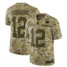 Men's Aaron Rodgers #12 Green Bay Packers Salute to Service Limited Player Jersey Camo