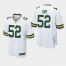 Men's Rashan Gary #52 Green Bay Packers 2019 Game Player Jersey White