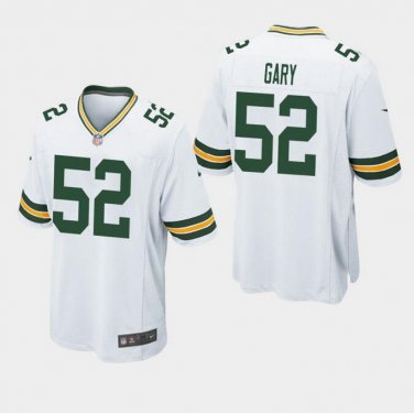 Men's Rashan Gary #52 Green Bay Packers 2019 Game Player Jersey White