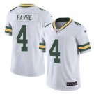 Men's Brett Favre #4 Green Bay Packers Limited Player Jersey White