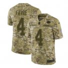 Men's Brett Favre #4 Green Bay Packers Salute to Service Limited Player Jersey Camo