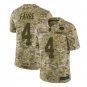 Men's Brett Favre #4 Green Bay Packers Salute to Service Limited Player Jersey Camo