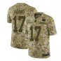 Men's Davante Adams #17 Green Bay Packers Salute to Service Limited Player Jersey Camo