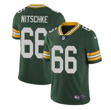 Men's Ray Nitschke #66 Green Bay Packers Limited Player Jersey Green