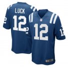 Men's Andrew Luck #12 Indianapolis Colts Game Player Jersey Royal