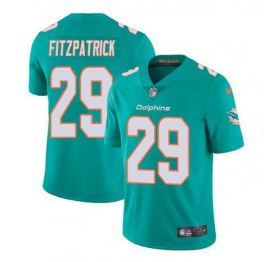 Men's Minkah Fitzpatrick #29 Miami Dolphins Limited Player Jersey Aqua
