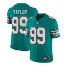 Men's Jason Taylor #99 Miami Dolphins Color Rush Limited Player Jersey Aqua
