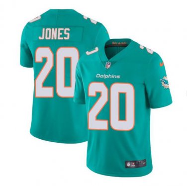 Men's Reshad Jones #20 Miami Dolphins Limited Player Jersey Aqua