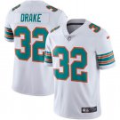Men's Kenyan Drake #32 Miami Dolphins Alternate Limited Player Jersey White