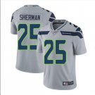 Men's Richard Sherman #25 Seattle Seahawks Limited Player Jersey Gray
