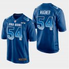 Men's Bobby Wagner #54 Seattle Seahawks NFC 2019 Pro Bowl Game Player Jersey Blue