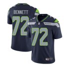 Men's Michael Bennett #72 Seattle Seahawks Limited Player Jersey Navy
