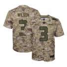 Youth Russell Wilson #3 Seattle Seahawks Salute to Service Limited Player Jersey Camo