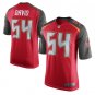 Men's Lavonte David #54 Tampa Bay Buccaneers Game Player Jersey Red