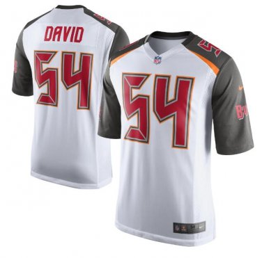 Men's Lavonte David #54 Tampa Bay Buccaneers Game Player Jersey White