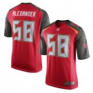 Men's Kwon Alexander #58 Tampa Bay Buccaneers Game Player Jersey Red