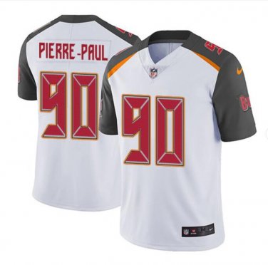 Men's Jason Pierre-Paul #90 Tampa Bay Buccaneers Limited Player Jersey White