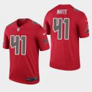 Men's Devin White #41 Tampa Bay Buccaneers Rush Legend Player Jersey Red