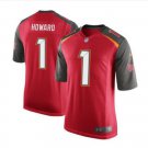 Men's O.J. Howard #1 Tampa Bay Buccaneers Game Player Jersey Red