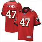 Men's John Lynch #47 Tampa Bay Buccaneers M&N Retired Player Jersey Red