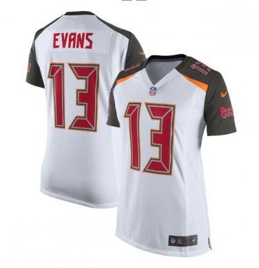 Women's Mike Evans #13 Tampa Bay Buccaneers Game Player Jersey White