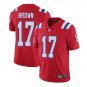 Men's Antonio Brown #17 New England Patriots Limited Player Jersey Red