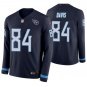 Men's Corey Davis #84 Tennessee Titans Therma Long Sleeve Player Jersey Navy
