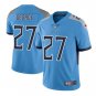 Men's Eddie George #27 Tennessee Titans Limited Player Jersey Light Blue