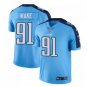Men's Cameron Wake #91 Tennessee Titans Color Rush Limited Player Jersey Light Blue