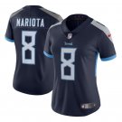 Women's Marcus Mariota #8 Tennessee Titans Limited Player Jersey Navy