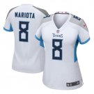 Women's Marcus Mariota #8 Tennessee Titans Game Player Jersey White