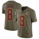 Men's Kirk Cousins #8 Washington Redskins Limited Player Jersey Olive