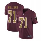 Men's Trent Williams #71 Washington Redskins Color Rush Limited Player Jersey Burgundy
